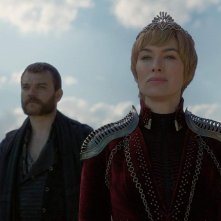 Il trono di spade: Lena Headey in una scena del quarto episodio, stagione 8