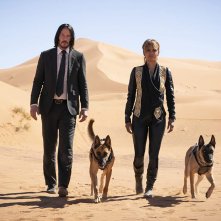 John Wick 3 - Parabellum: Keanu Reeves e Halle Berry in una foto del film