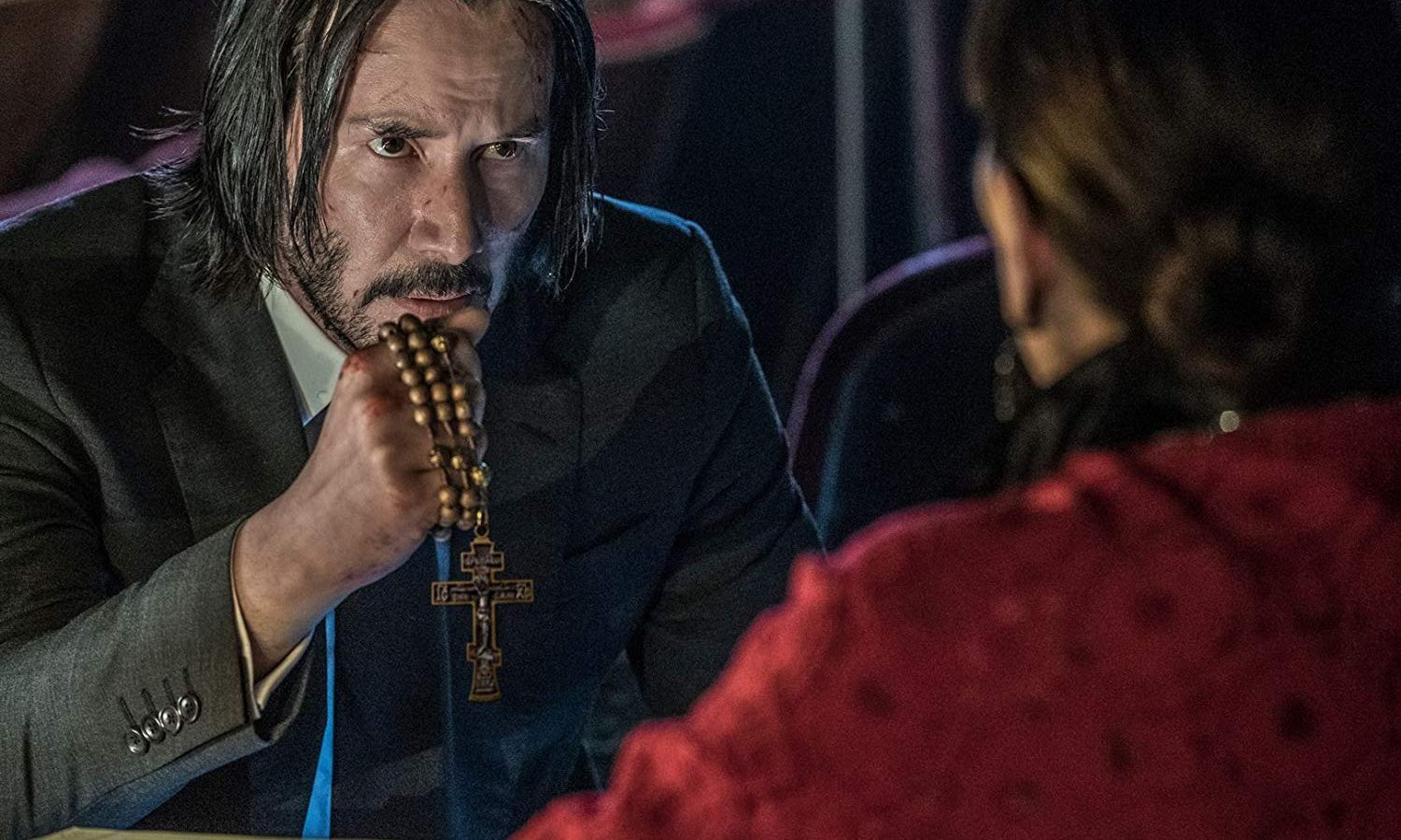 Una scena di Keanu Reeves nei panni di John Wick