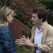 The Society: Rachel Keller, Alex Fitzalan in una scena della serie