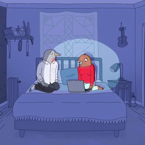 Tuca e Bertie: una scena della serie