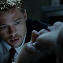 Brad Pitt in una scena di Seven