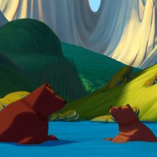 La famosa invasione degli orsi in sicilia: una scena del film animato