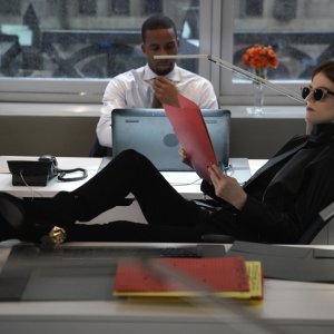 The Good Fight:Rose Leslie  in una scena della terza stagione