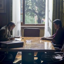 Il Traditore: Fausto Russo Alesi e Pierfrancesco Favino in  una scena del film