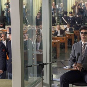 Il Traditore: Pierfrancesco Favino durante una scena del film