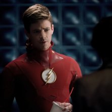 The Flash: una scena con Grant Gustin, quinta stagione