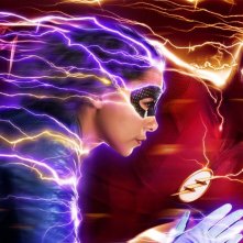 The Flash: Jessica Parker Kennedy e Grant Gustin in un'immagine della quinta stagione