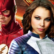 The Flash: Grant Gustin e Jessica Parker Kennedy in  un'immagine promozionale della quinta stagione