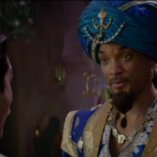 Aladdin: Will Smith in una scena del film
