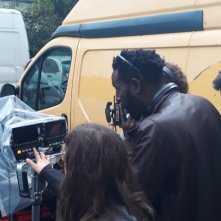 I Miserabili: il regista Ladj Ly sul set del film