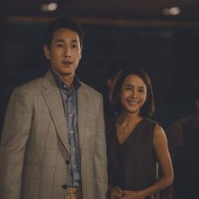 Parasite: una scena con Sun-kyun Lee e Yeo-Jeong Cho