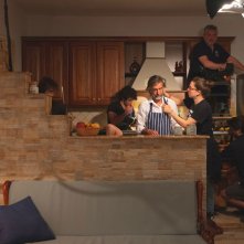 Forse è solo mal di mare: un momento sul set