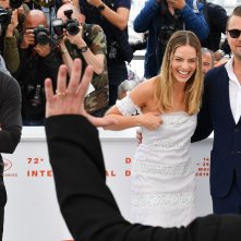 C'era una volta a... Hollywood, Leonardo DiCaprio, Margot Robbie e Brad Pitt al photocall di Cannes 2019