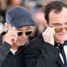 C'era una volta a... Hollywood, Quentin Tarantino e Brad Pitt al photocall di Cannes 2019