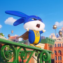 Pets 2 - Vita da Animali: Nevosetto in costume da supereroe in una scena