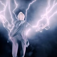 X-Men: Dark Phoenix, Alexandra Shipp è Tempesta durante una scena d'azione