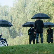 X-Men: Dark Phoenix, James McAvoy, Kodi Smit-McPhee  e Alexandra Shipp in  una scena del film