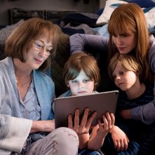 Big Little Lies - Piccole grandi bugie: Meryl Streep e Nicole Kidman durante una scena