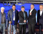 Star Wars: Galaxy’s Edge, Harrison Ford, Mark Hamill, Billy Dee Williams e George Lucas all'inaugurazione