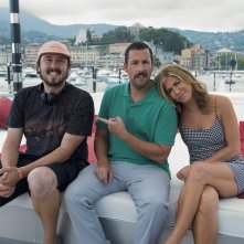 Murdery Mystery: Jennifer Aniston, Adam Sandler, Kyle Newacheck sul set