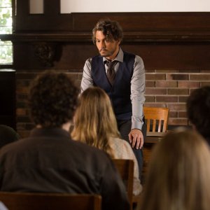 Addio Professore: Johnny Depp durante una scena del film