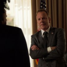 Designated Survivor: Kiefer Sutherland in una scena della terza stagione