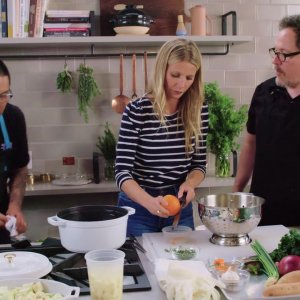 The Chef Show: Gwyneth Paltrow cucina durante lo show
