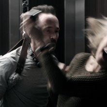 The Elevator: James Parks e Caroline Goodall in una scena del film