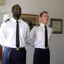 Wolf Call - Minaccia in alto mare: Omar Sy, Reda Kateb in una scena del film