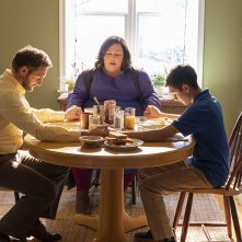 Atto di Fede: Josh Lucas, Chrissy Metz, Marcel Ruiz in  una scena del film