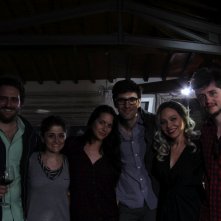 Daitona: un'immagine del cast sul set