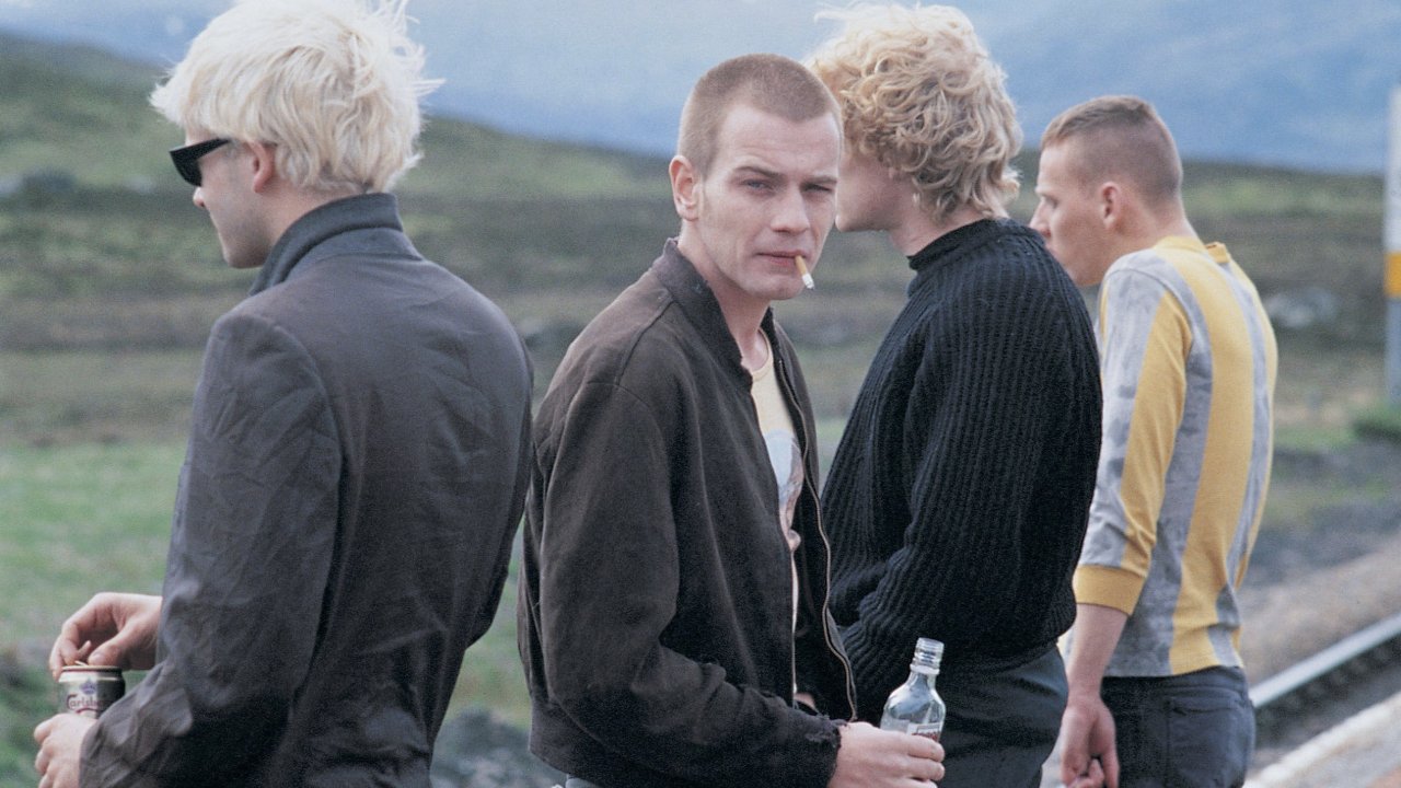 Una scena di Trainspotting