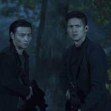 Escape Plan 3 - L'ultima sfida: Jin Zhang, Harry Shum Jr. in una scena del film