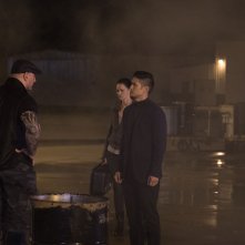 Escape Plan 3 - L'ultima sfida: Sylvester Stallone, Harry Shum Jr. e David Bautista in una scena