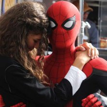 Spider-Man - Far From Home, Tom Holland e Zendaya in una scena del film