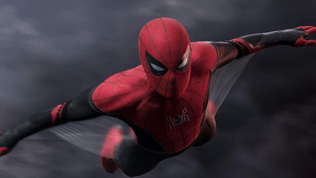 Tom Holland nei panni di Spider-Man