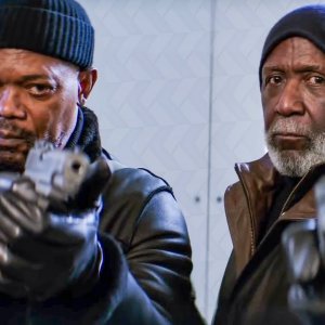Shaft: Richard Roundtree e Samuel L. Jackson durante una scena