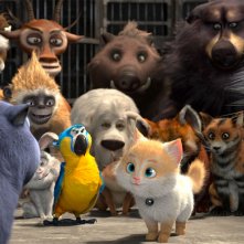 Birba - Micio combinaguai: una scena del film animato