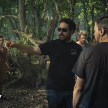 Romulus: Il regista Matteo Rovere dirige una scena