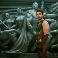 The Boys: una scena della serie con Chace Crawford