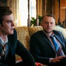 The Boys: Simon Pegg, Jack Quaid in una scena della serie