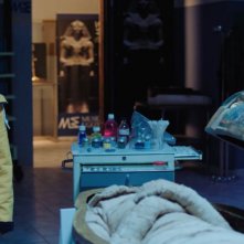 Berni e il giovane Faraone: Emily De Meyer durante una scena del film