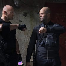 Fast & Furious - Hobbs &  Shaw: Jason Statham, Dwayne Johnson in una scena del film