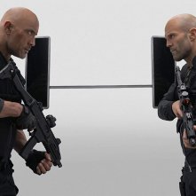 Fast & Furious - Hobbs &  Shaw: Jason Statham con Dwayne Johnson in una scena