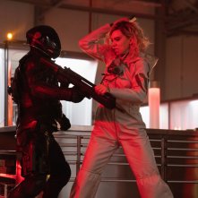 Fast & Furious - Hobbs &  Shaw: Vanessa Kirby in una scena d'azione