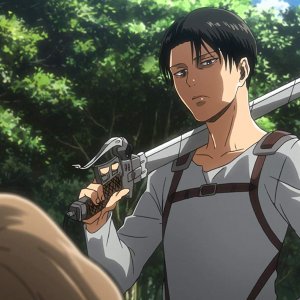 L'attacco dei giganti: una scena della serie,  terza stagione