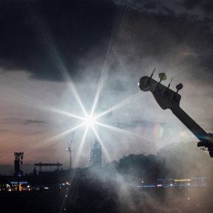 Roger Waters: Us + Them, una scena del concerto