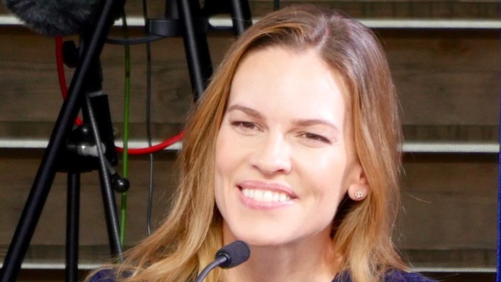Il sorriso di Hilary Swank