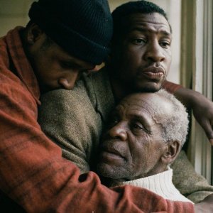 The Last Black Man in San Francisco: Jonathan Majors, Danny Glover e Jimmie Fails in una scena